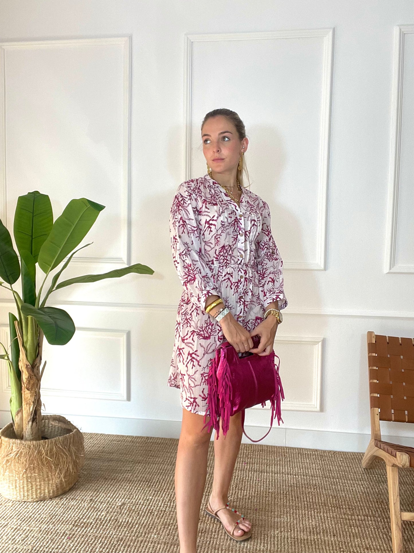 Vestido Amintras Malva