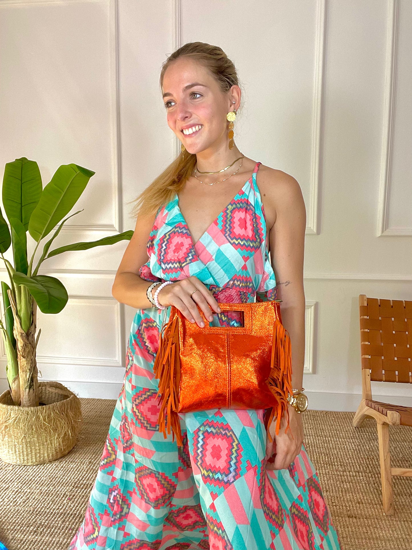 Bolso Bacquet Naranja