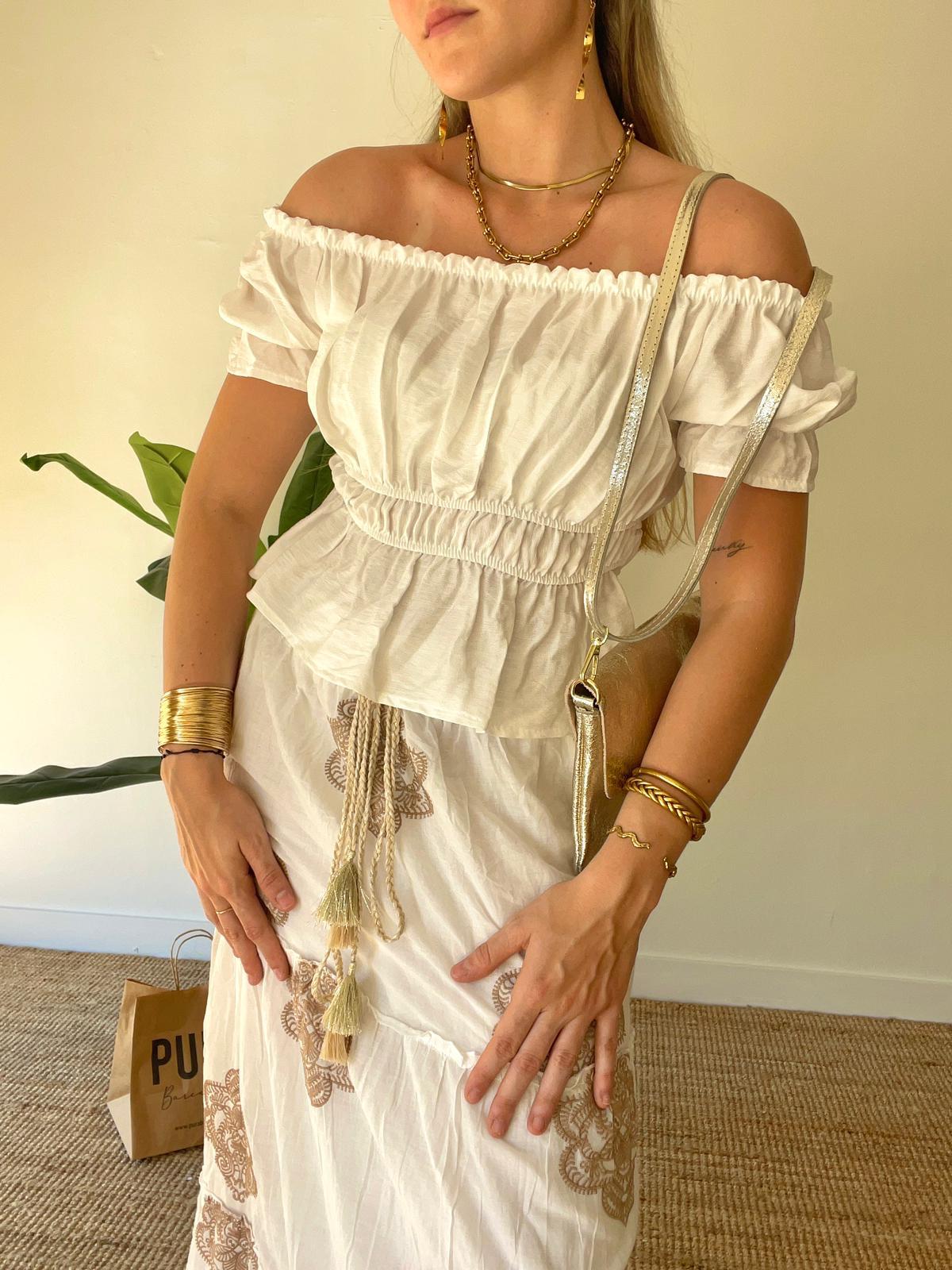 Top Claudine Blanco