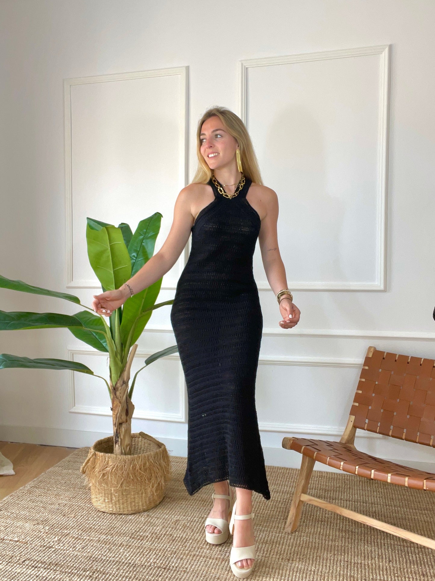 Vestido Perham Negro