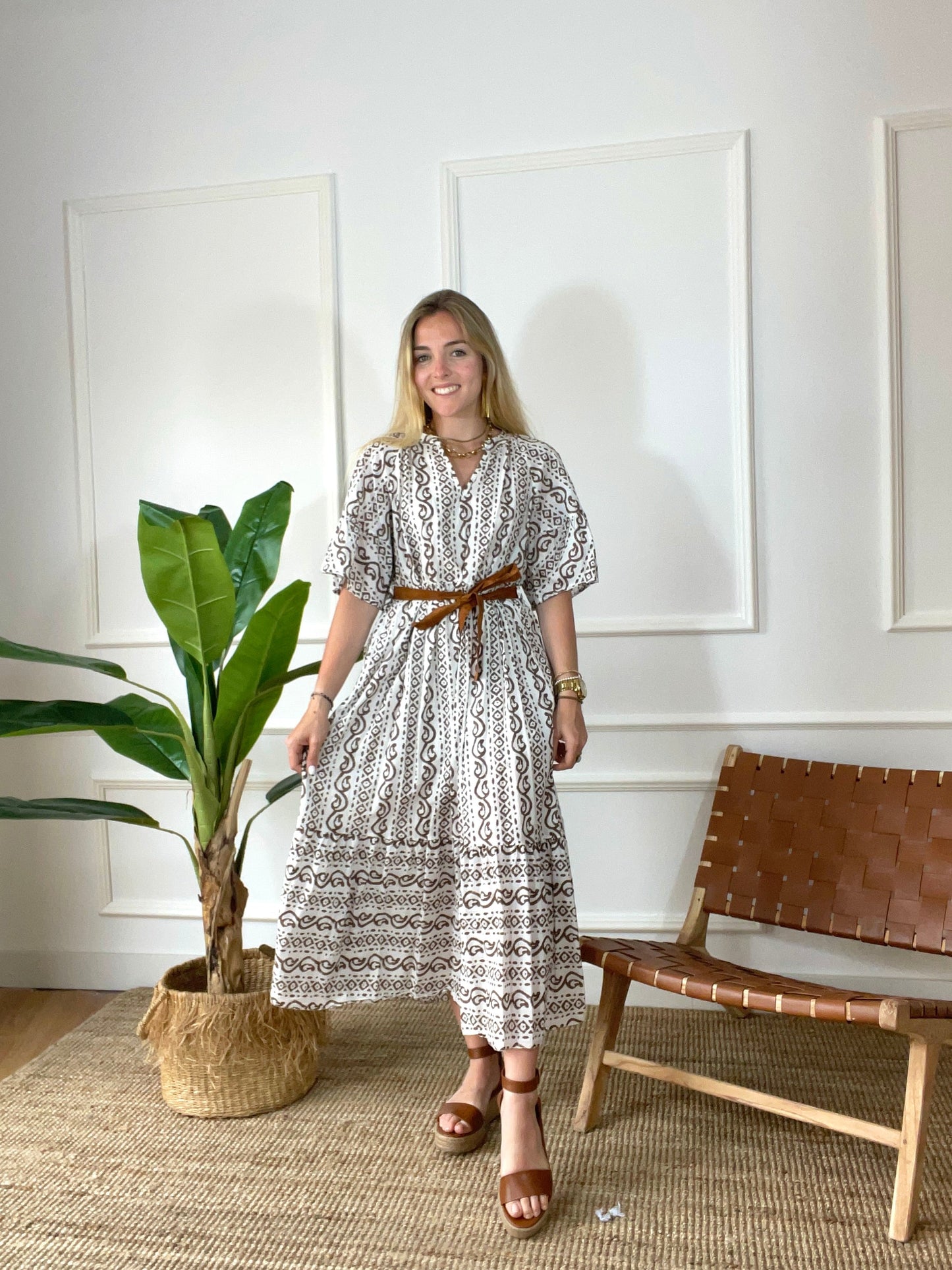 Vestido Lara Marrón