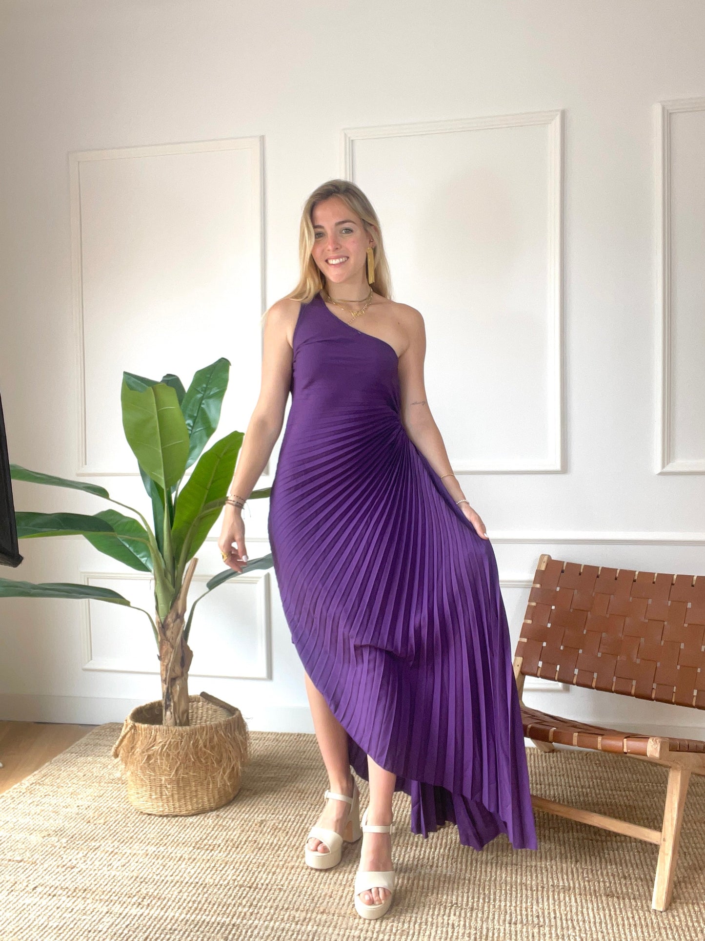 Vestido Claxton Lila
