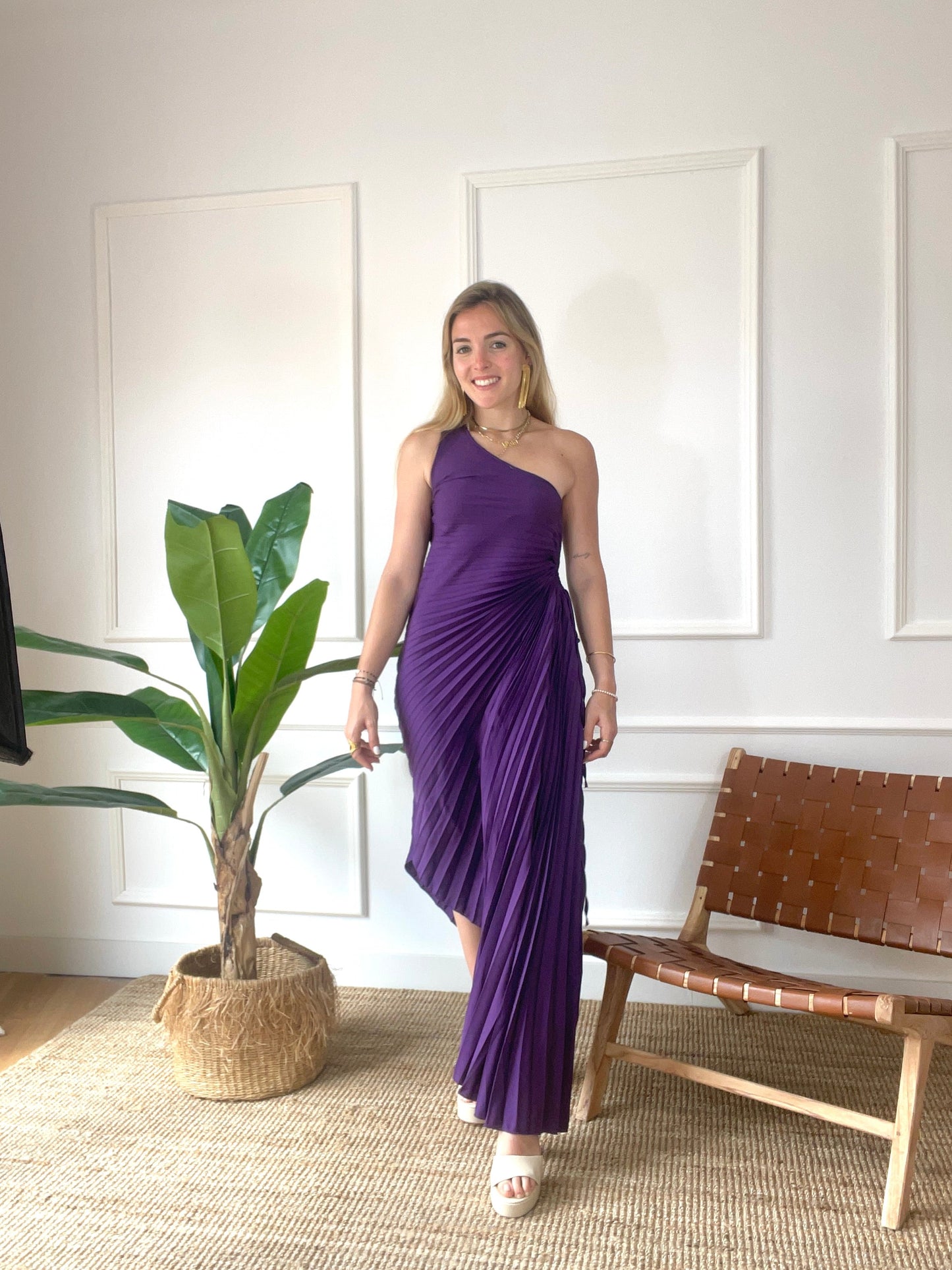 Vestido Claxton Lila