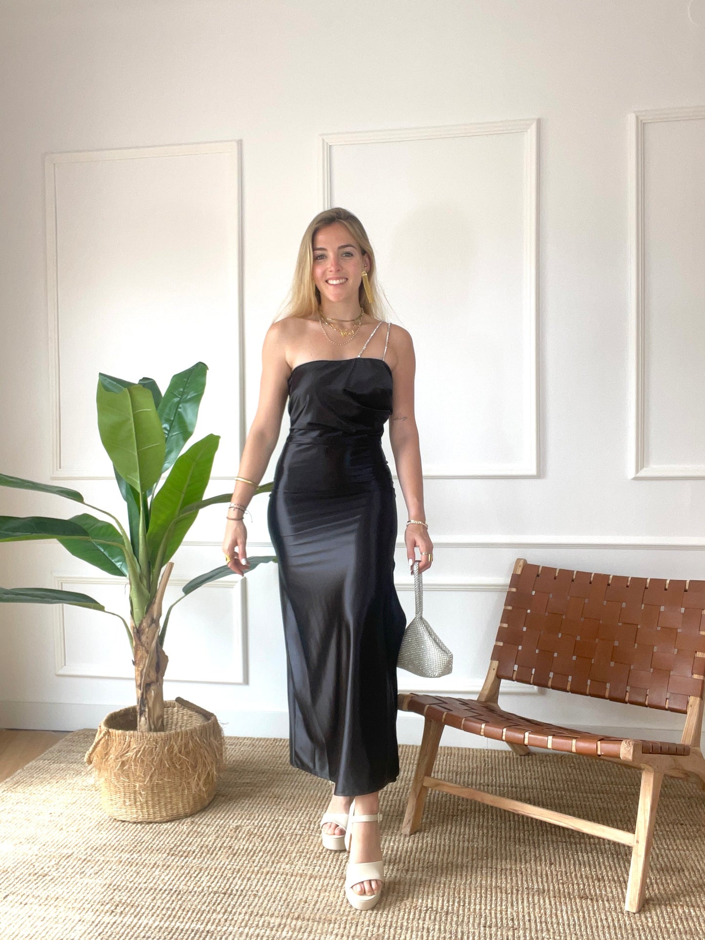 Vestido Bishop Negro