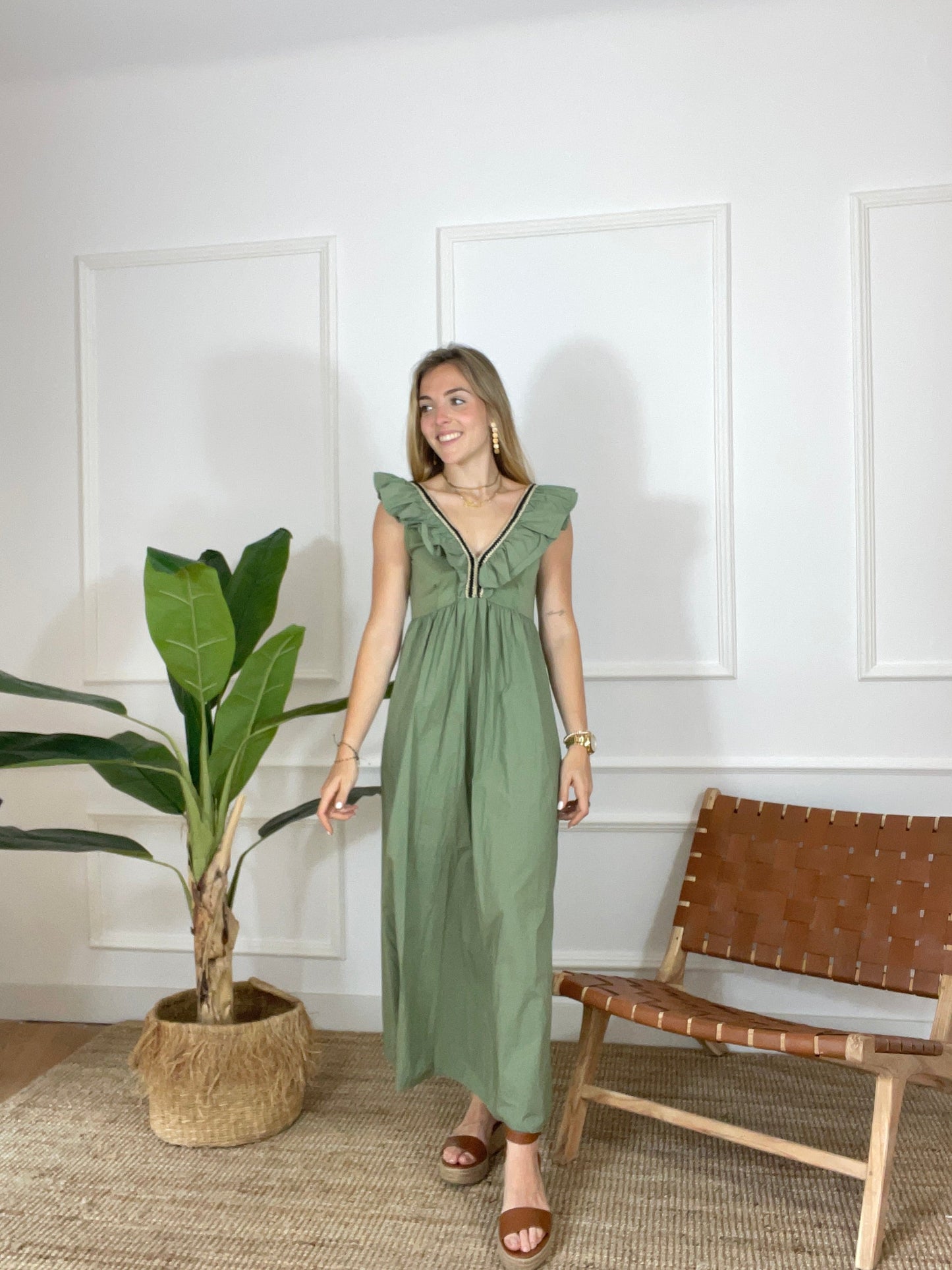Vestido Altinum Caqui