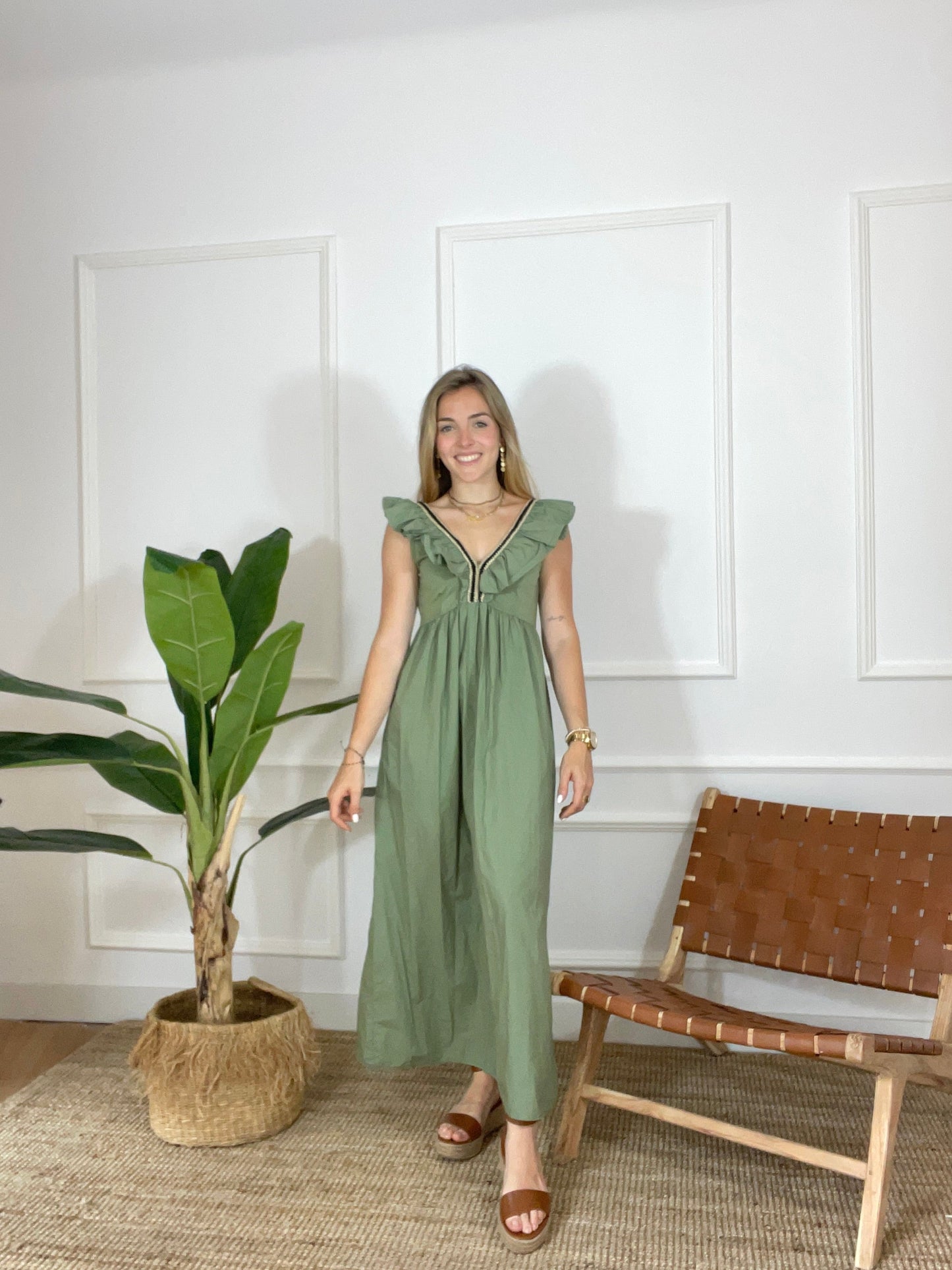 Vestido Altinum Caqui
