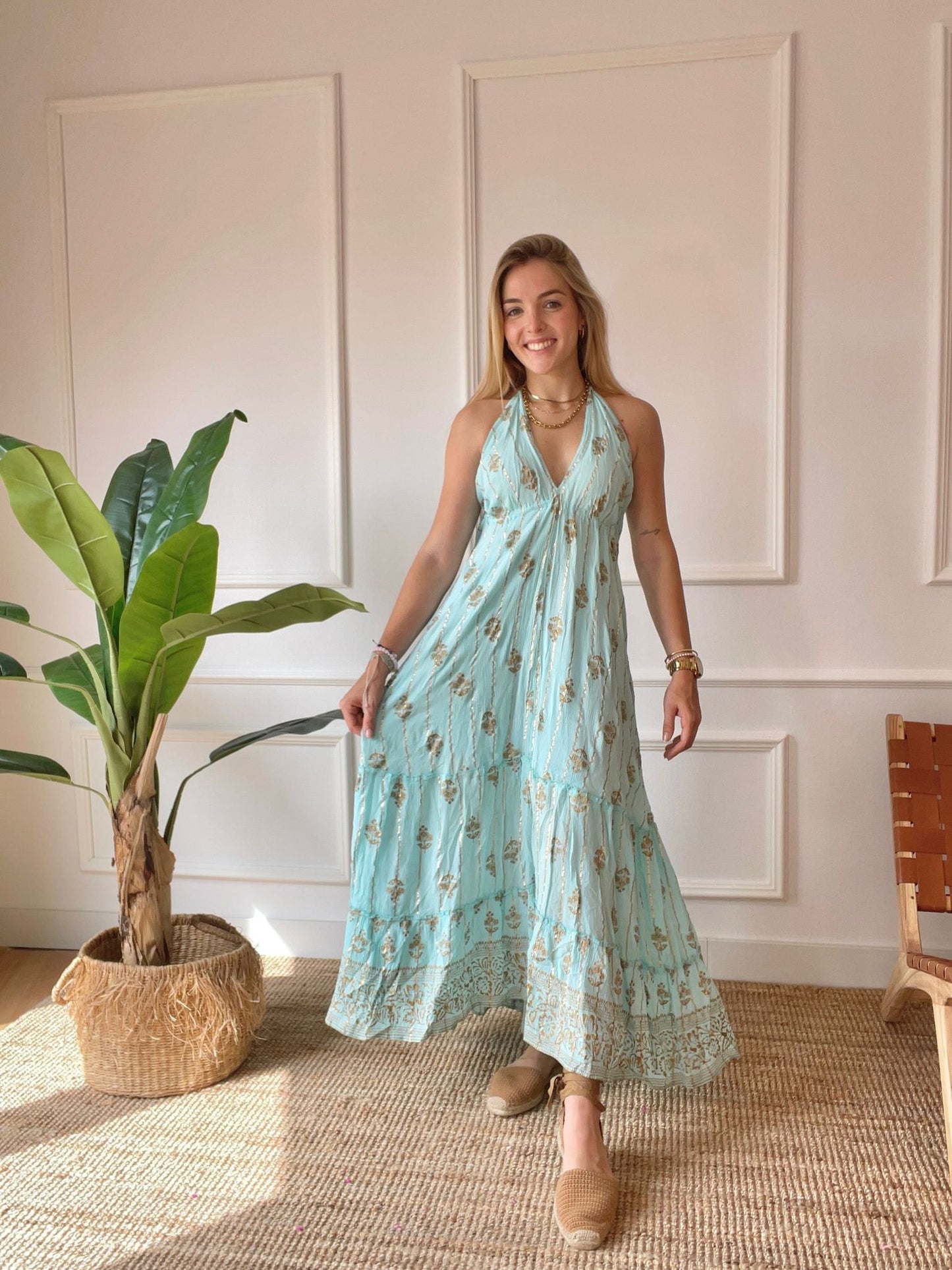 Vestido Loare Celeste