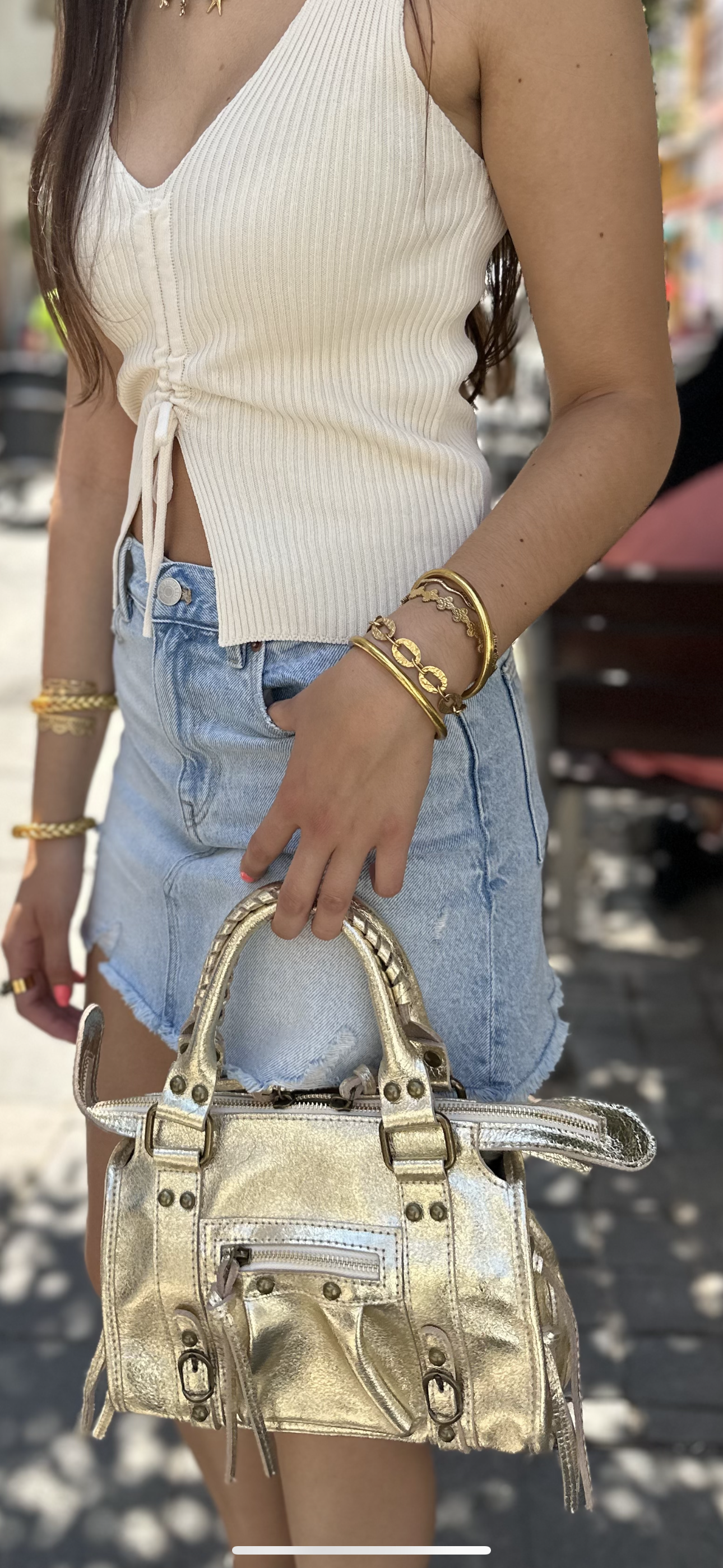Bolso Verife Dorado