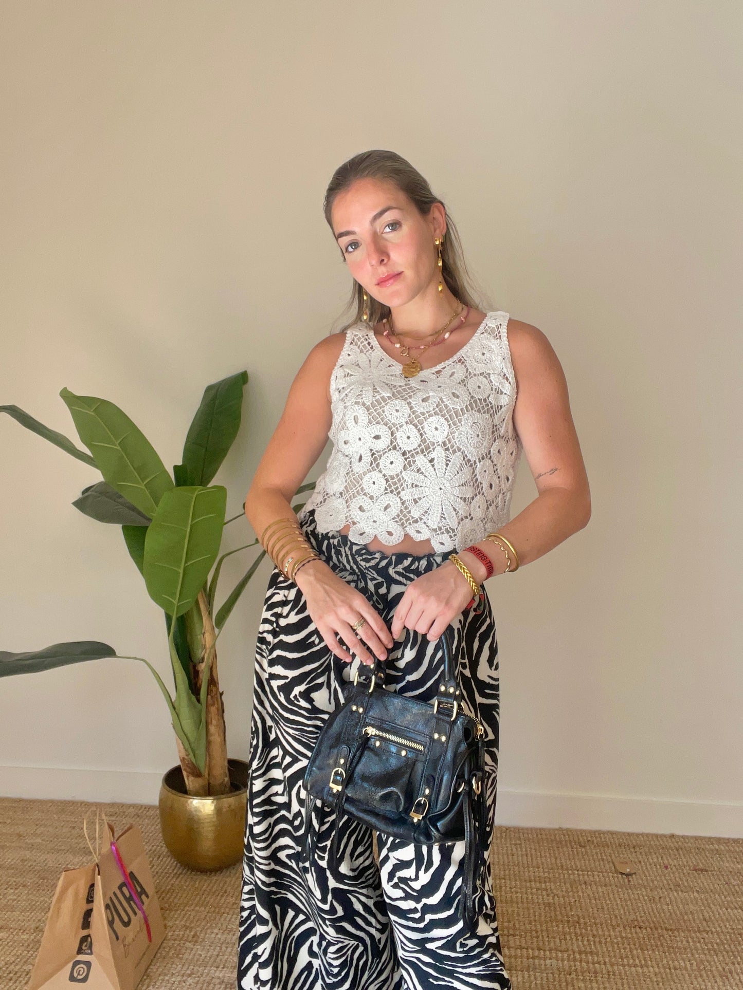 Top Delphine Blanco
