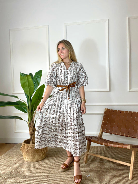 Vestido Lara Marrón