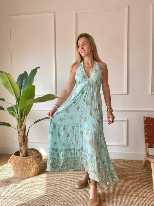 Vestido Loare Celeste